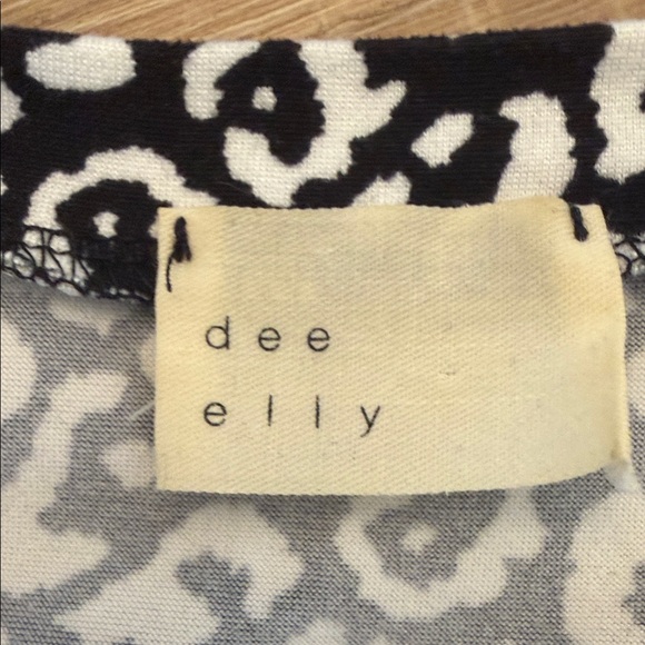 Dee Elly Leopard Print Women's Short Sleeve Top, Size Medium - Picture 5 of 6